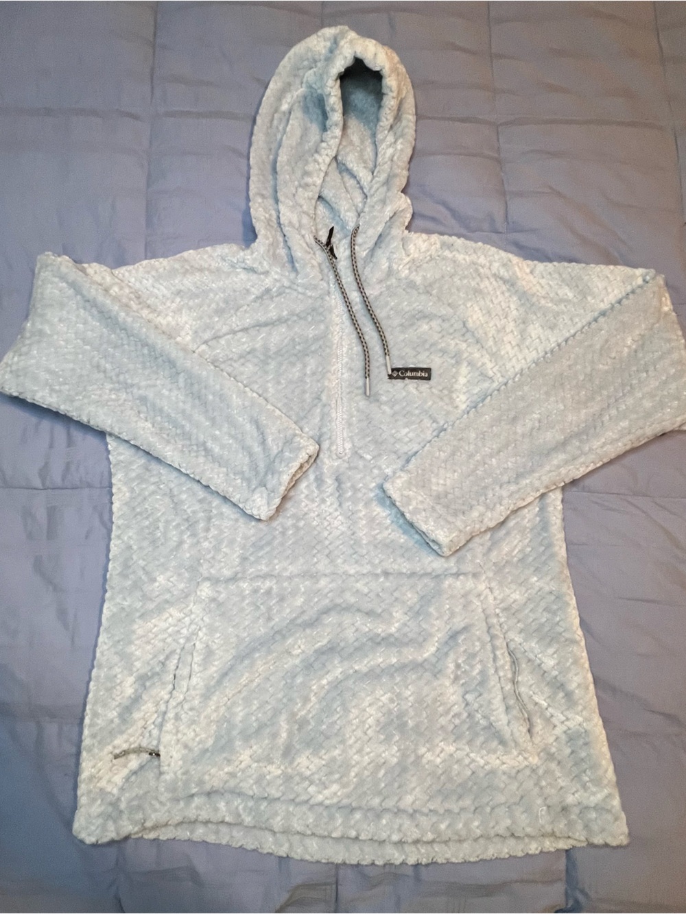 Columbia Light Blue Sherpa Hoodie